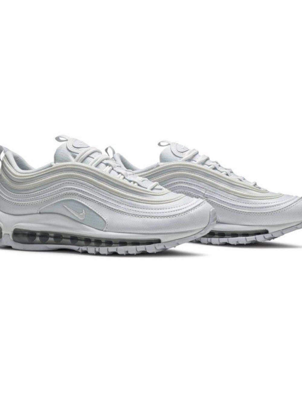 Nike White Air Max 97 Low-Top Sneakers